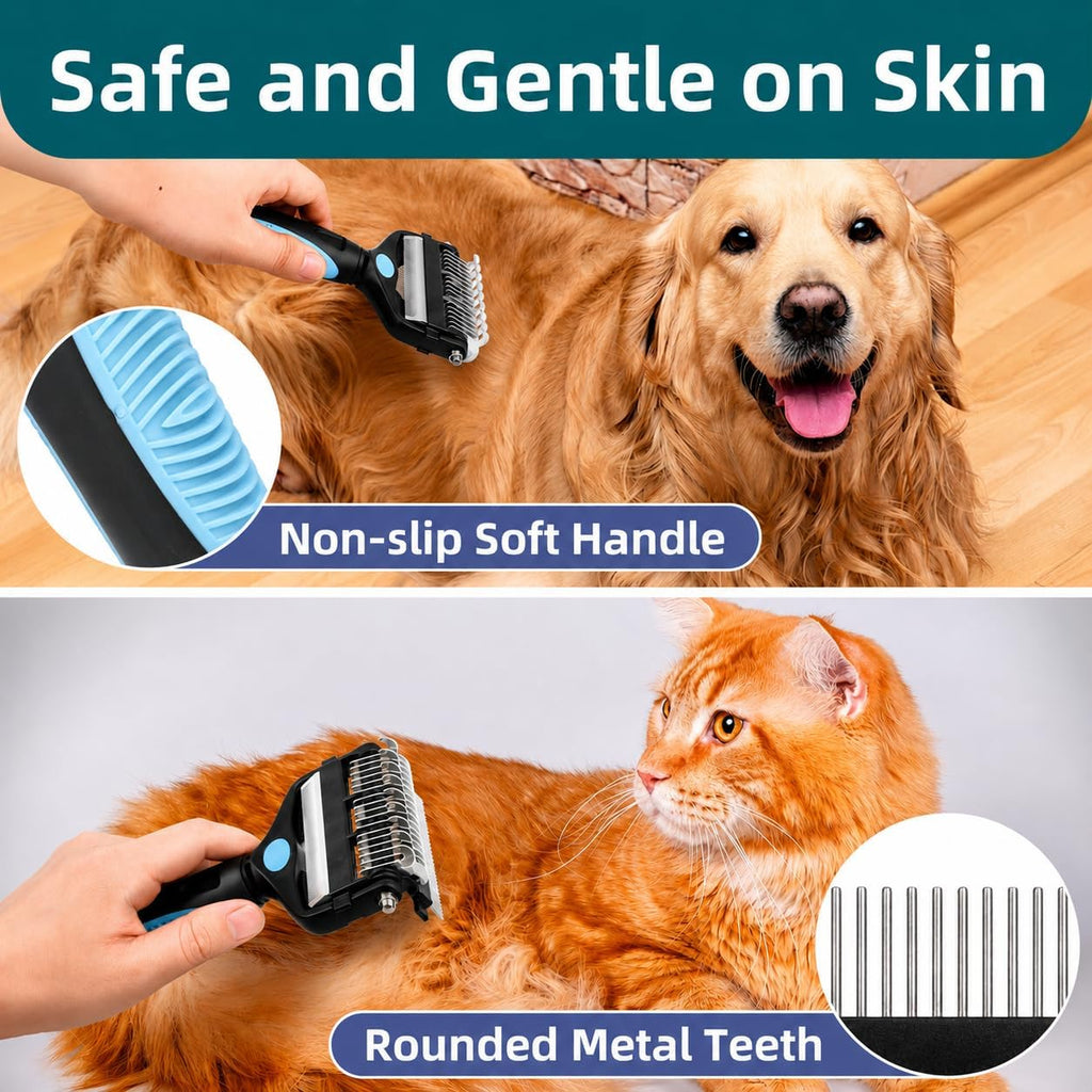 End the grooming battles for good—treat your dog or cat to a soothing, pain-free coat refresh that turns anxious brushing into quiet bonding time.