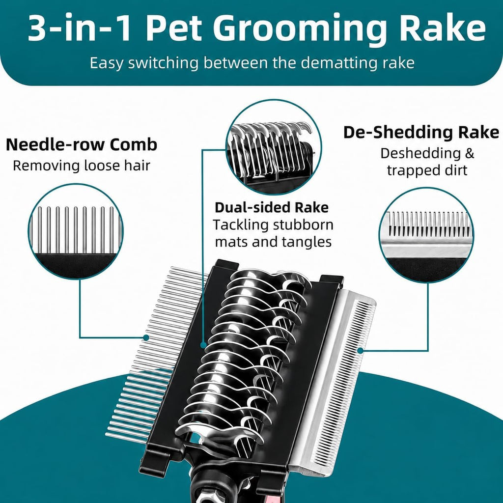 End the grooming battles for good—treat your dog or cat to a soothing, pain-free coat refresh that turns anxious brushing into quiet bonding time.
