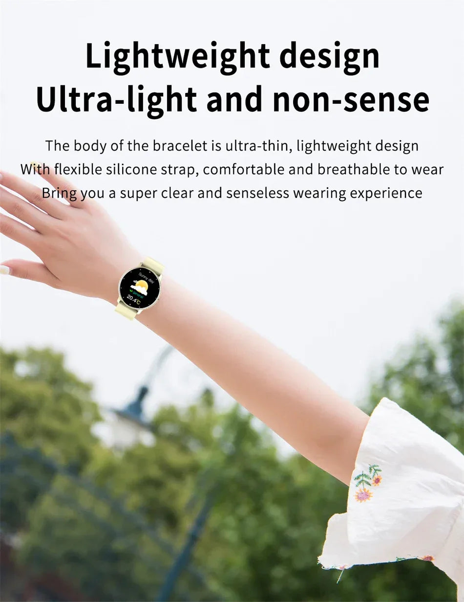 LIGE AMOLED Smartwatch — BT Call Sports Fitness Tracker
