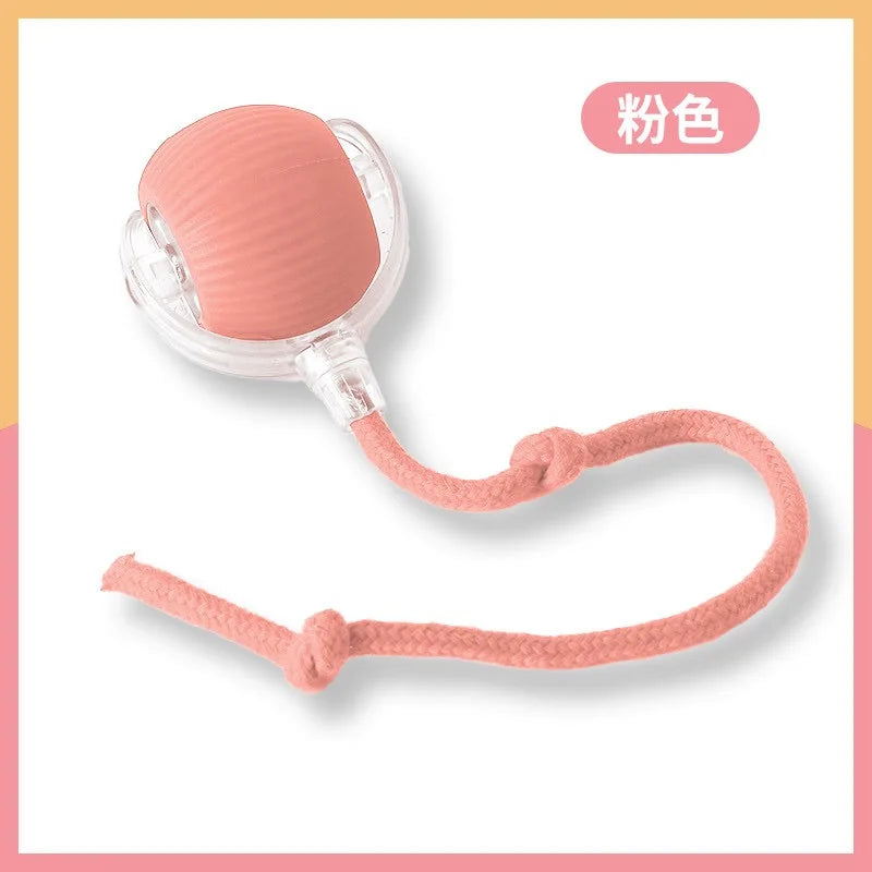 Cat Interactive Ball Toy Automatic Rolling Ball Faux Tail Rechargeable Smart Pet Electric Toy