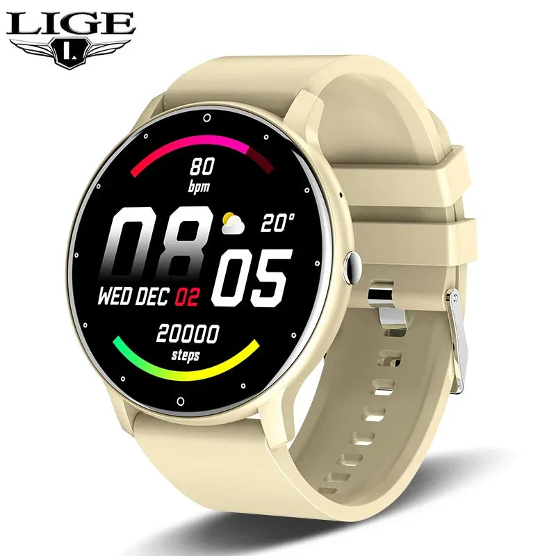 LIGE AMOLED Smartwatch — BT Call Sports Fitness Tracker