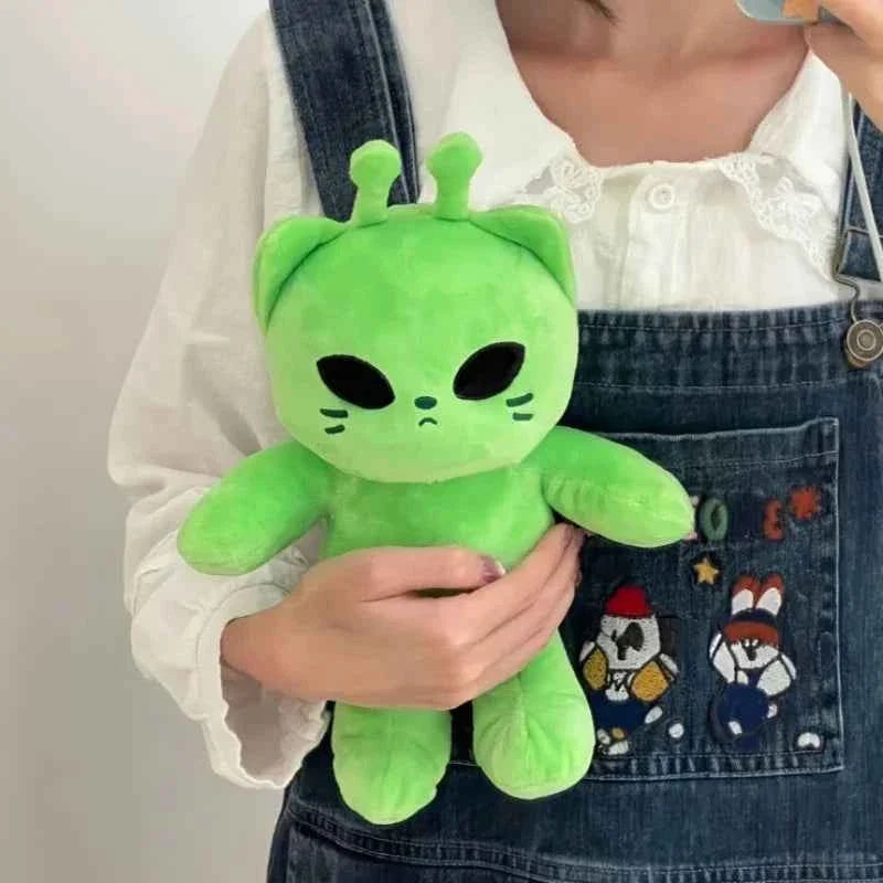 cute alien cat plus toy-kawaii soft plush pillow for kids&home decor