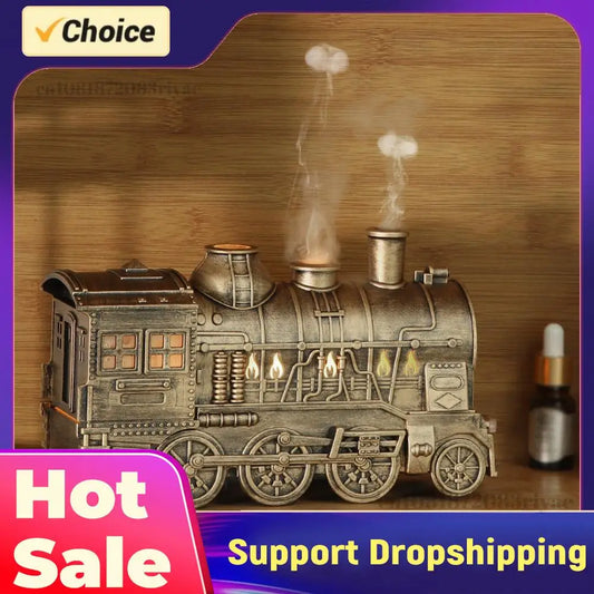 SteamRail™ Humidifier 🚂💨 — Cozy Mist & Christmas Charm