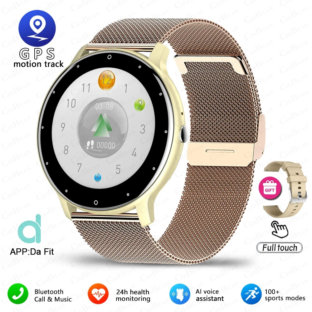LIGE AMOLED Smartwatch — BT Call Sports Fitness Tracker