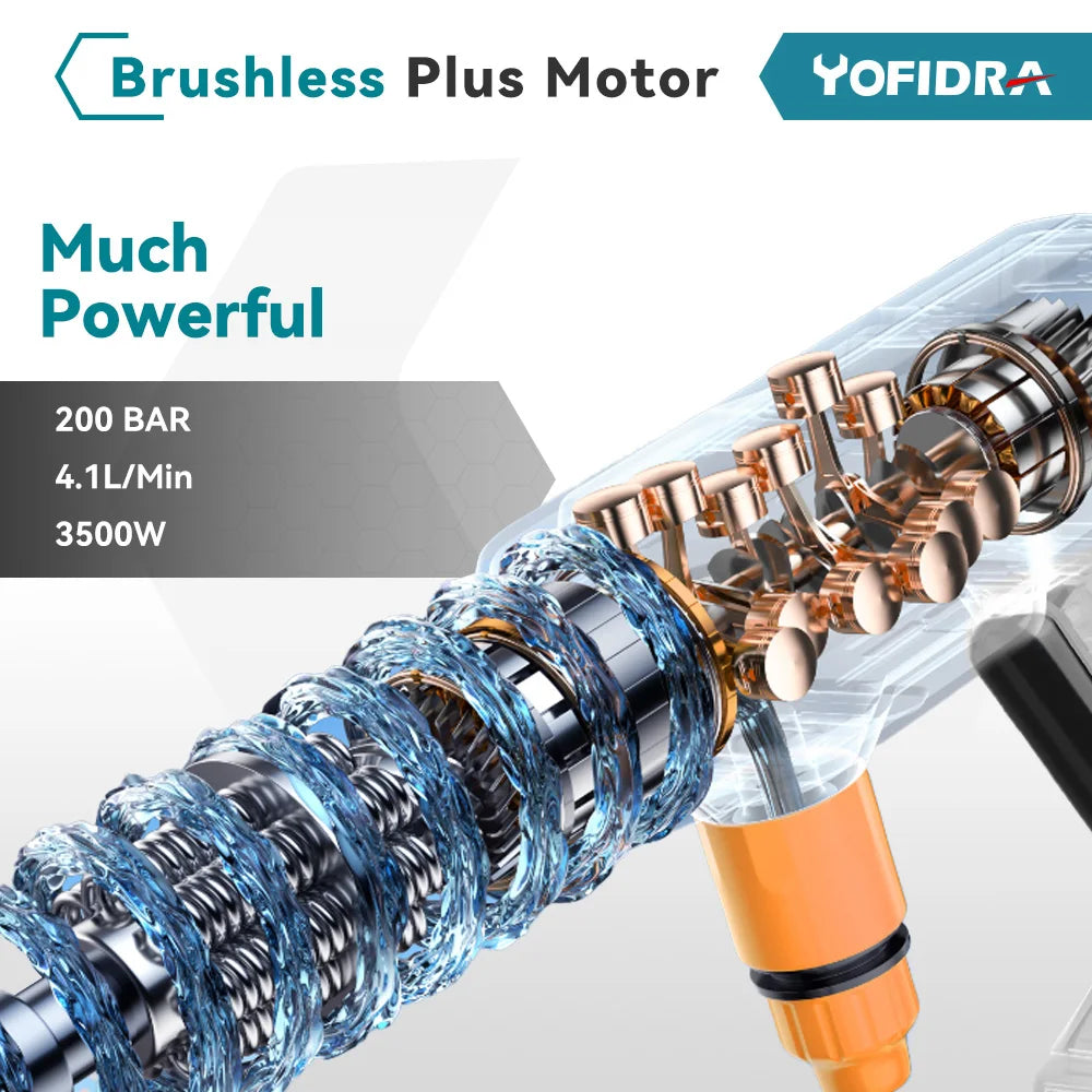 200Bar Cordless High Pressure Washer