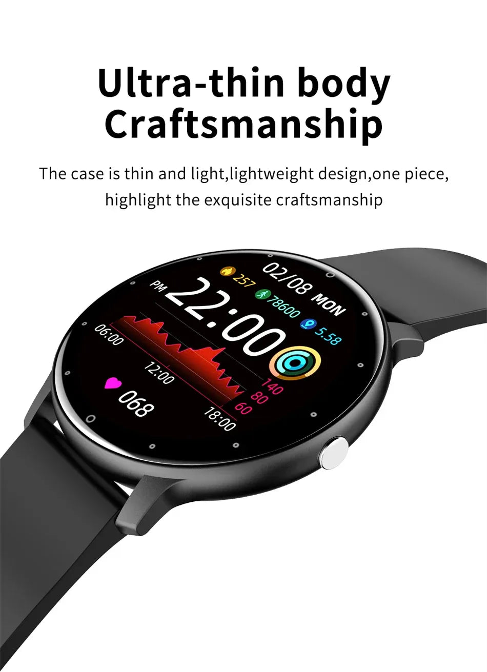 LIGE AMOLED Smartwatch — BT Call Sports Fitness Tracker