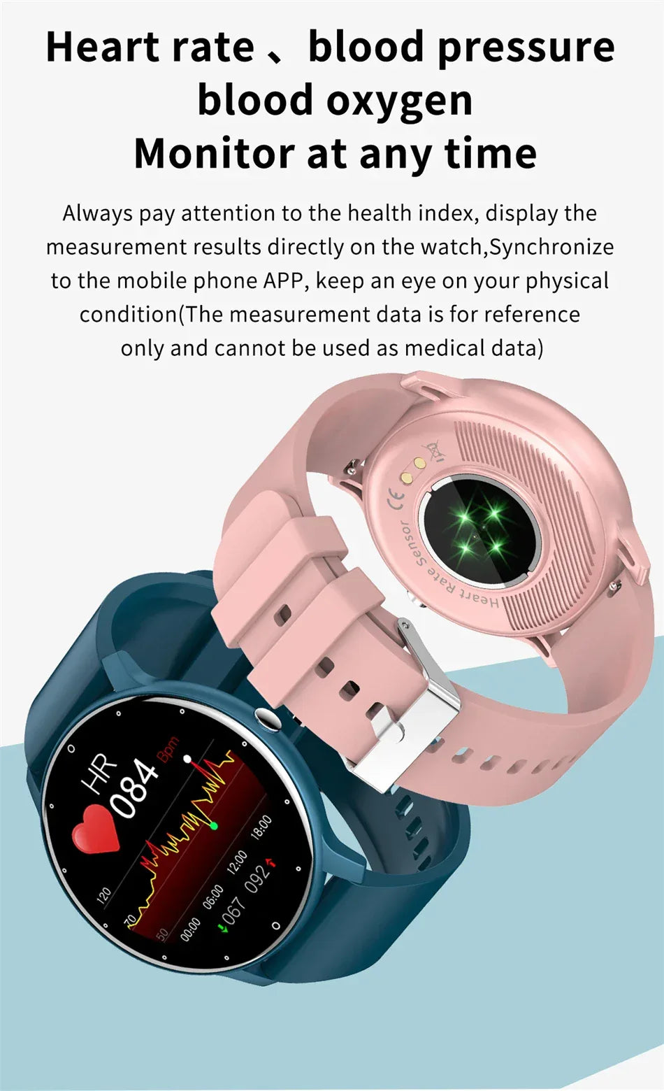LIGE AMOLED Smartwatch — BT Call Sports Fitness Tracker