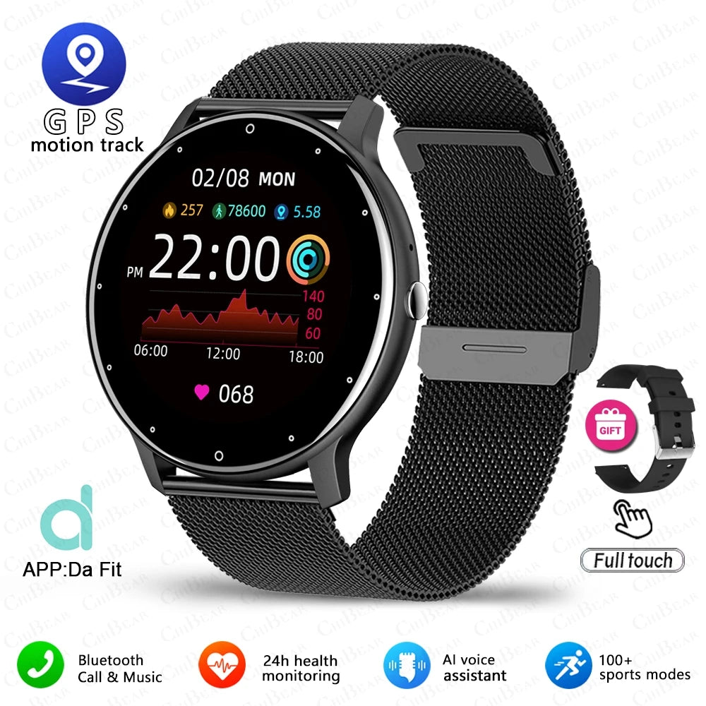LIGE AMOLED Smartwatch — BT Call Sports Fitness Tracker