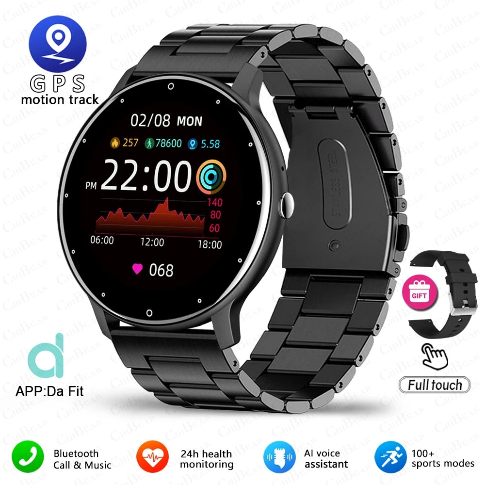 LIGE AMOLED Smartwatch — BT Call Sports Fitness Tracker