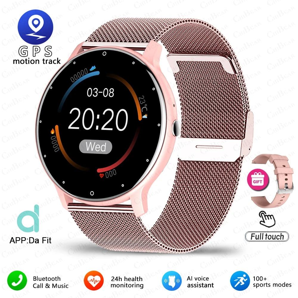 LIGE AMOLED Smartwatch — BT Call Sports Fitness Tracker