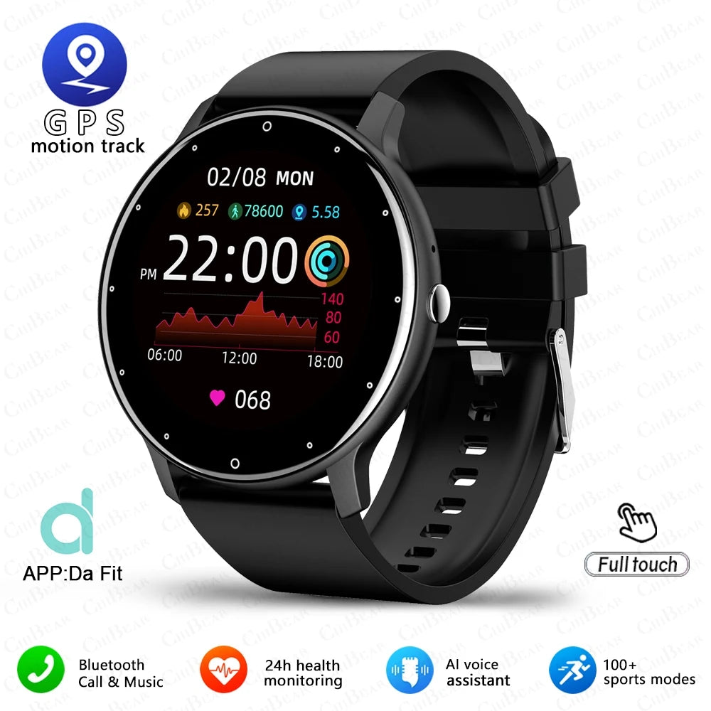 LIGE AMOLED Smartwatch — BT Call Sports Fitness Tracker