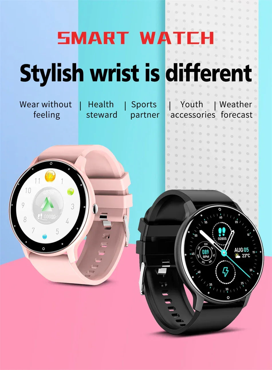 LIGE AMOLED Smartwatch — BT Call Sports Fitness Tracker
