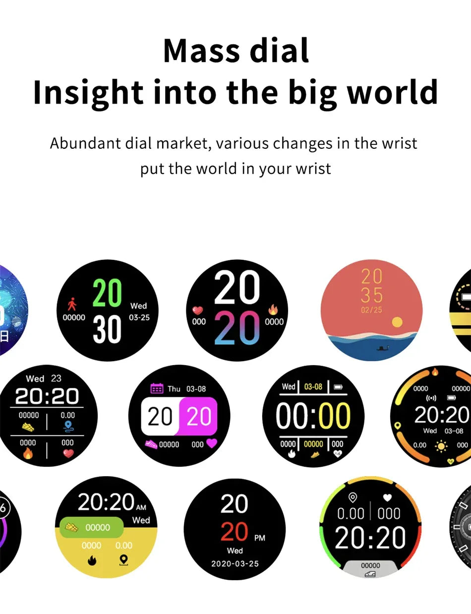LIGE AMOLED Smartwatch — BT Call Sports Fitness Tracker
