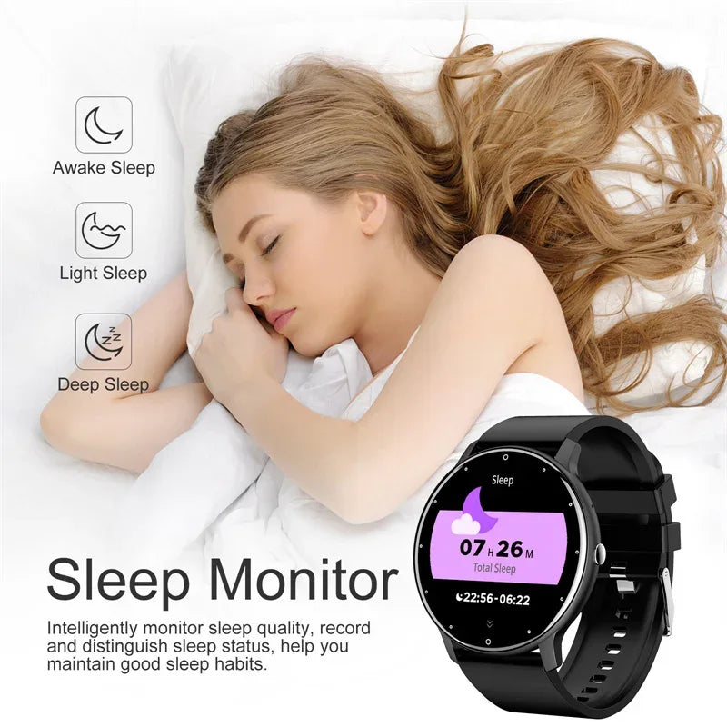 LIGE AMOLED Smartwatch — BT Call Sports Fitness Tracker