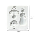 Baby Pacifier Feeding Bottle Silicone Sugarcraft Mold Resin Tools Cupcake Baking Mould Fondant Cake Decorating Tools