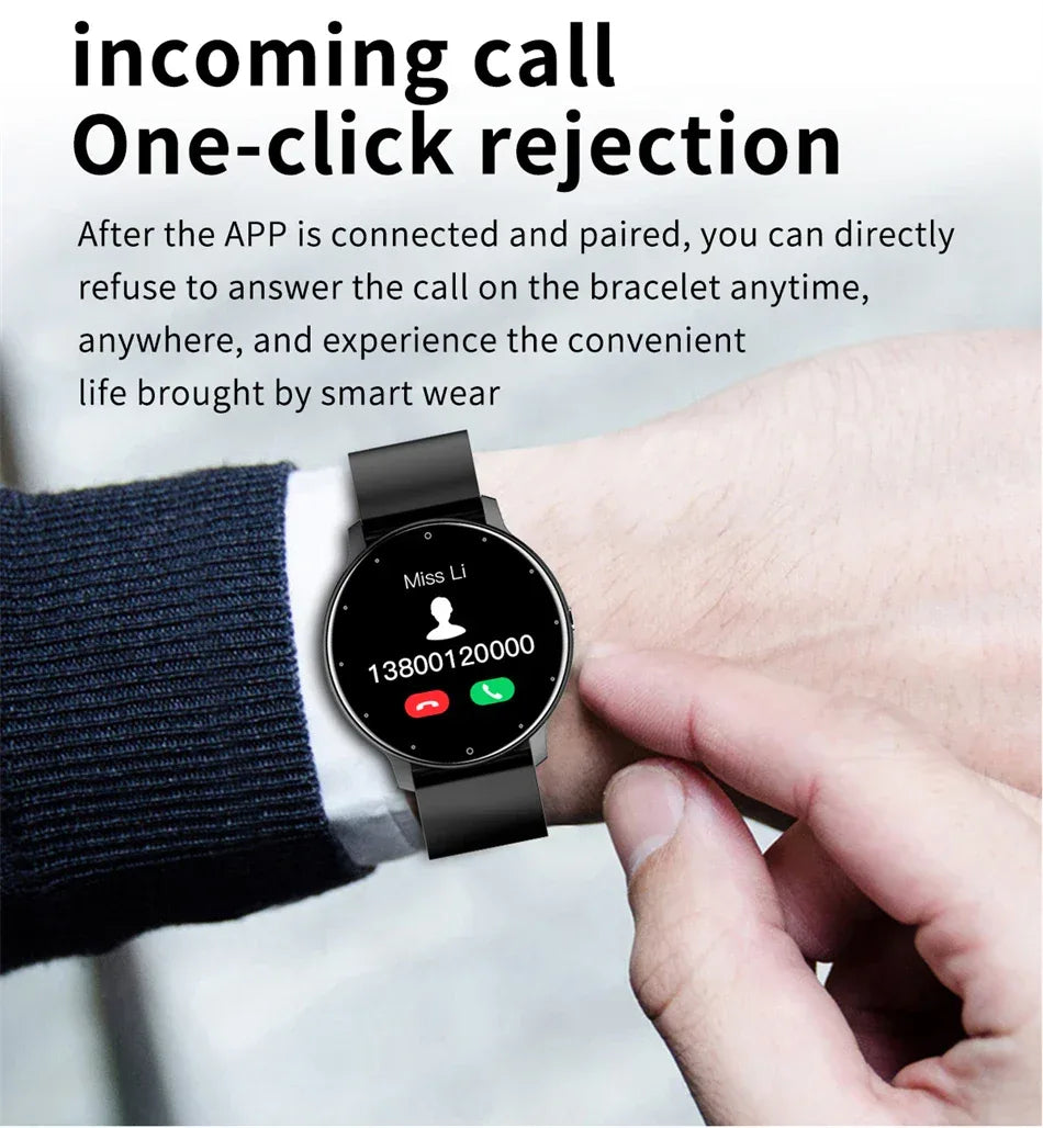 LIGE AMOLED Smartwatch — BT Call Sports Fitness Tracker