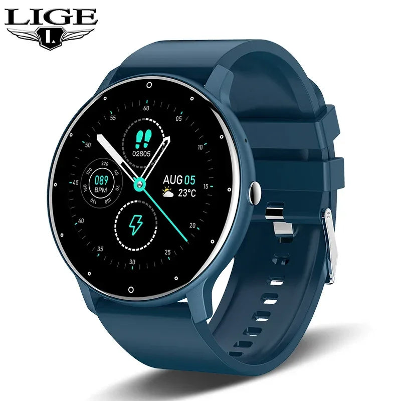 LIGE AMOLED Smartwatch — BT Call Sports Fitness Tracker