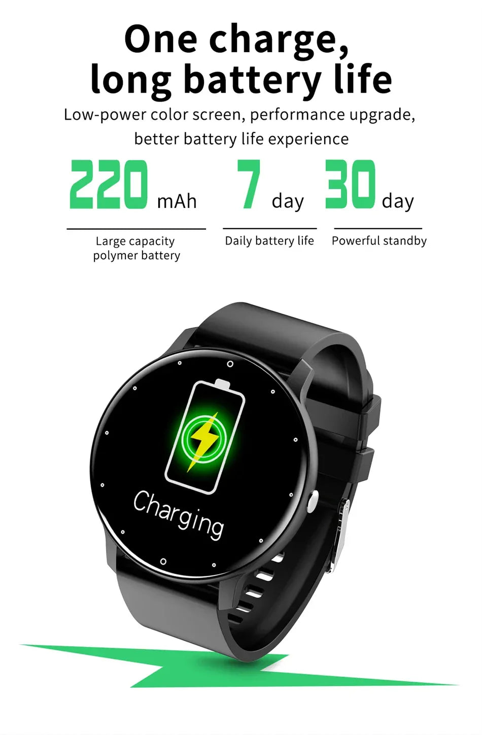 LIGE AMOLED Smartwatch — BT Call Sports Fitness Tracker