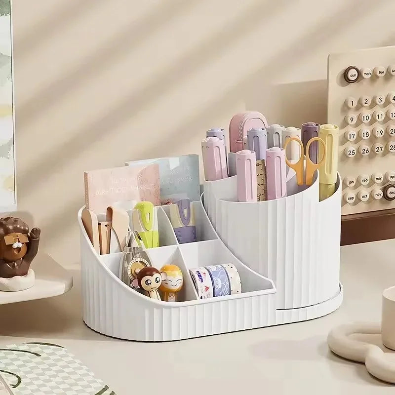 Luxe Spin 360° Vanity Organizer – Rotating Makeup & Skincare Storage Rack