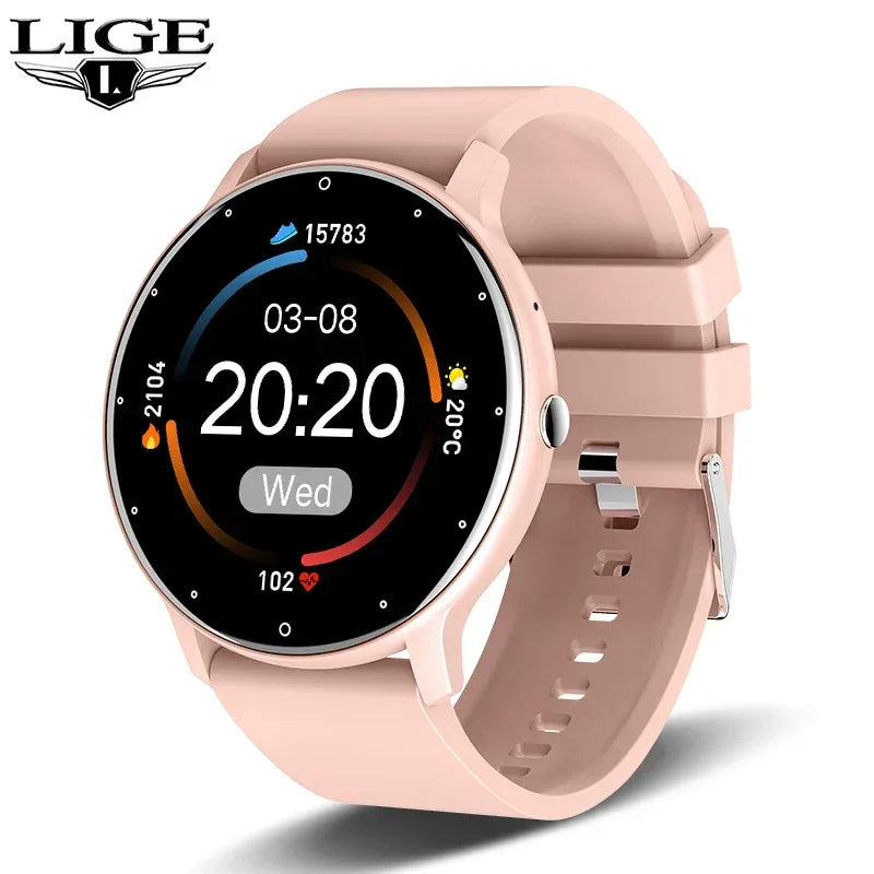 LIGE AMOLED Smartwatch — BT Call Sports Fitness Tracker