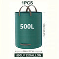 Heavy-Duty PP Garden Waste Bags With Industrial Fabric Handles