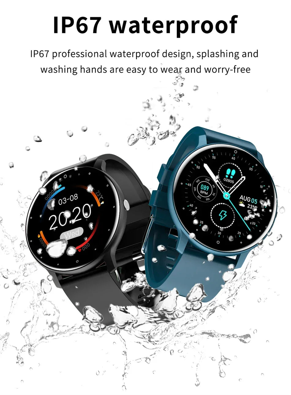 LIGE AMOLED Smartwatch — BT Call Sports Fitness Tracker