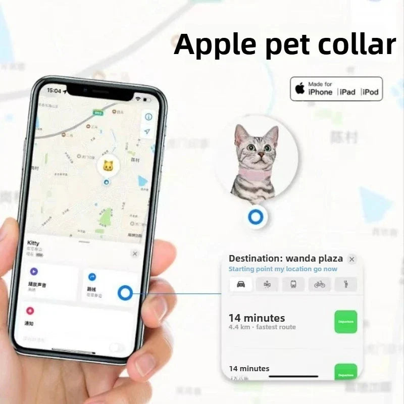 Mini Bluetooth Collar GPS Pet Tracker