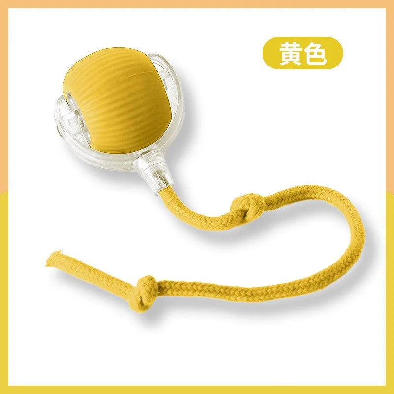 Cat Interactive Ball Toy Automatic Rolling Ball Faux Tail Rechargeable Smart Pet Electric Toy