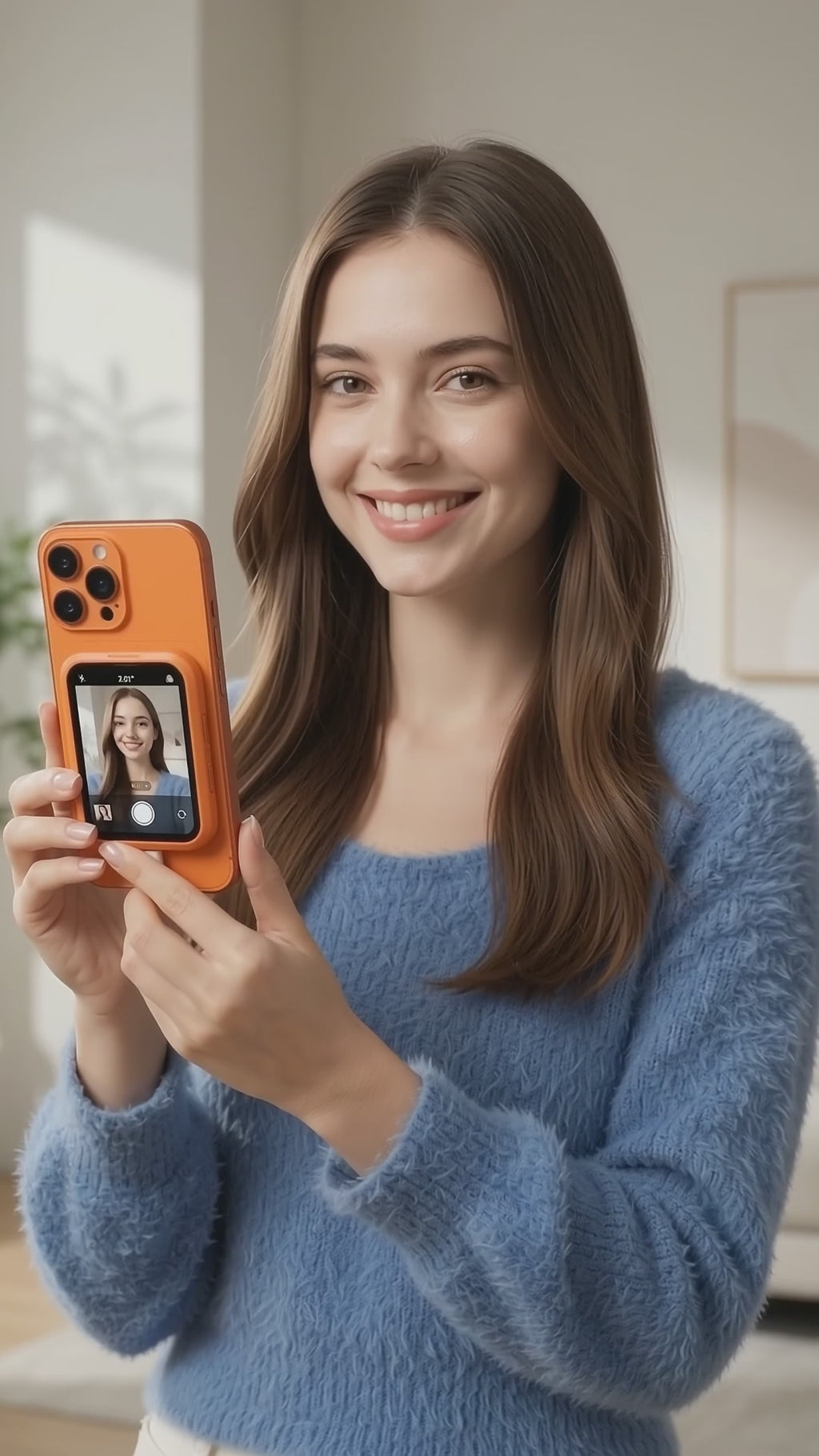 MagniSelf™ Display 🪞📱 — Frame Every Shot with Confidence